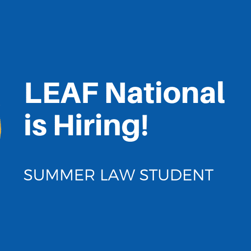 LEAF National is Hiring! Summer Law Student