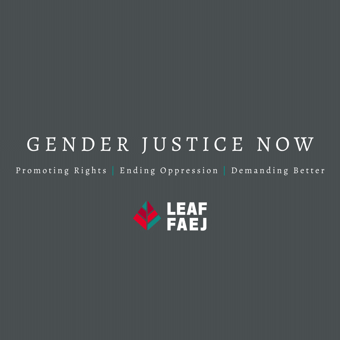 poster for Gender Justice Now