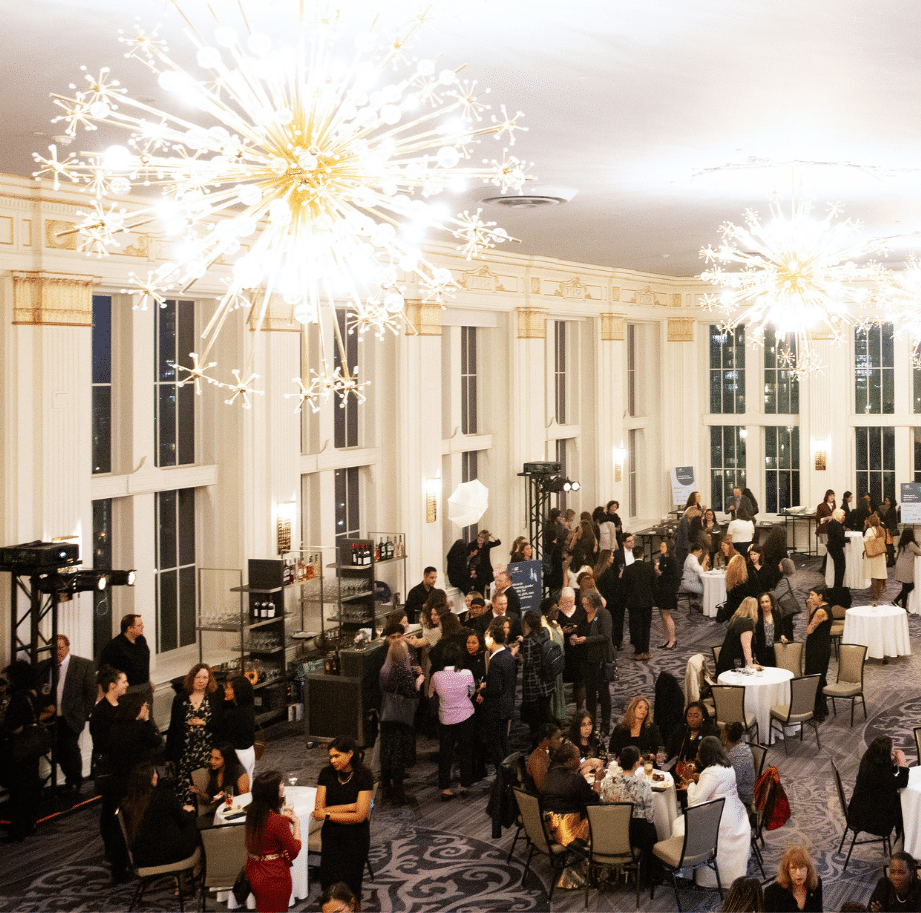 Photo of the Carlu ballroom from the 2025 Evening for Equality event.
