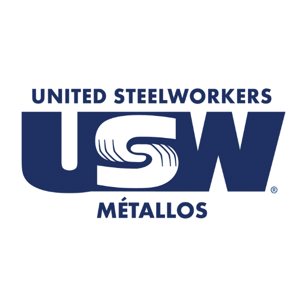 United Steelworkers logo.