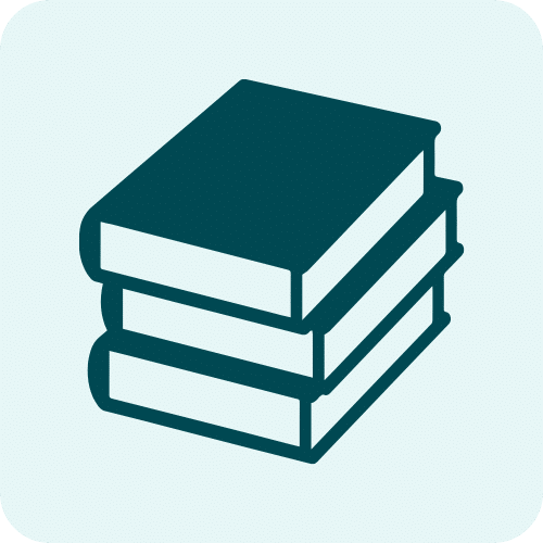 Stack of books.